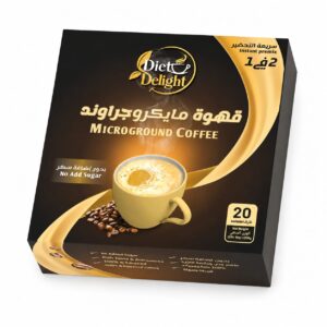 قهوة مايكروجراوند بدون سكر