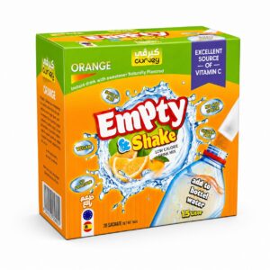 عصير كيرفي برتقال بدون سكر Empty & Shake (20 ظرف)